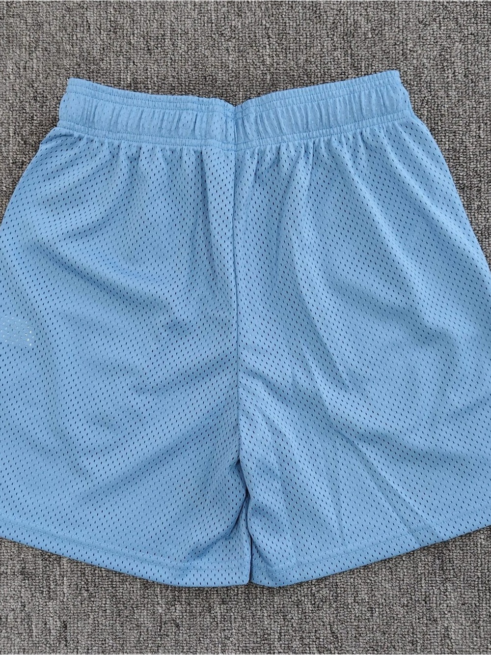 Eric Emanuel Light Blue Mesh Athletic Shorts